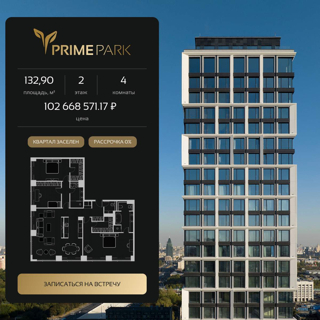 4-комнатная квартира