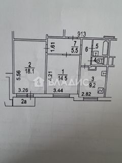 2-комнатная квартира