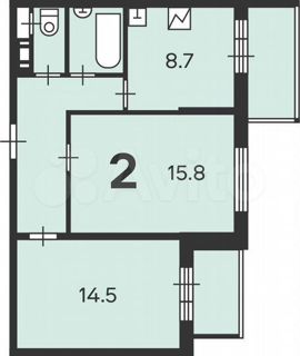 2-комнатная квартира