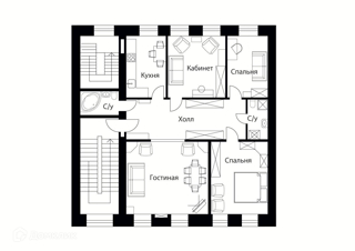4-комнатная квартира