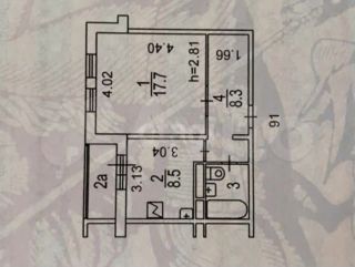 1-комнатная квартира