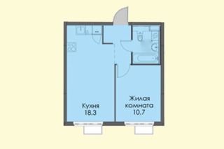 2-комнатная квартира