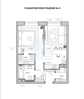 2-комнатная квартира