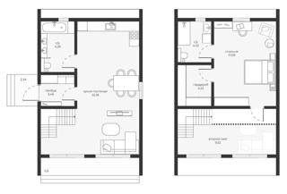 Дом, площадью 72 кв.м