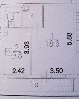 1-комнатная квартира