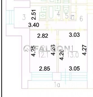 2-комнатная квартира