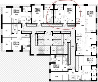 1-комнатная квартира