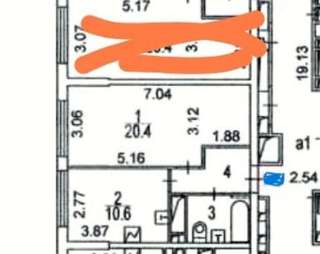 1-комнатная квартира