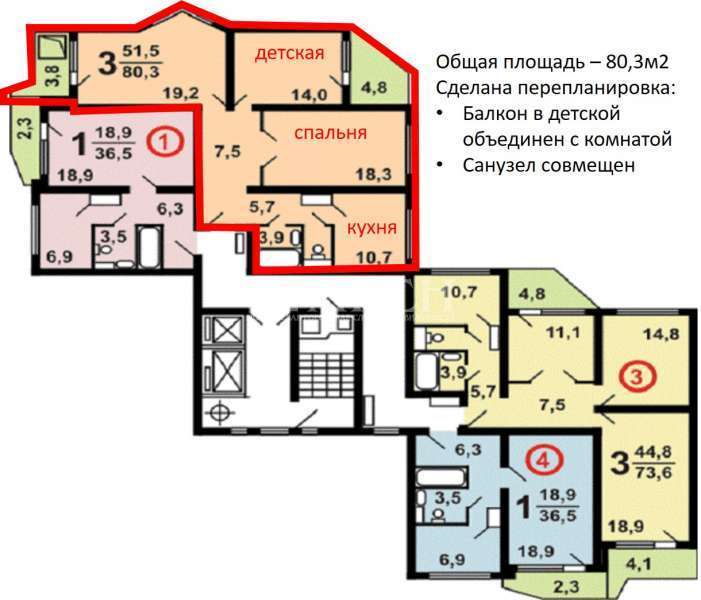 Продается 1-комнатная квартира, площадью 34.00 кв.м. Москва, Северный бульвар, дом 19Б