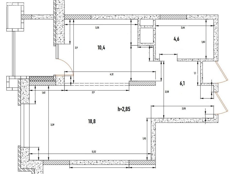 Продается 1-комнатная квартира, площадью 39.90 кв.м. Москва, город Щербинка, улица Барышевская Роща, дом 24
