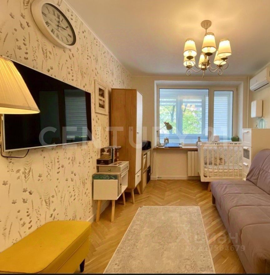 Продается 2-комнатная квартира, площадью 43.00 кв.м. Москва, улица Пресненский Вал, дом 26