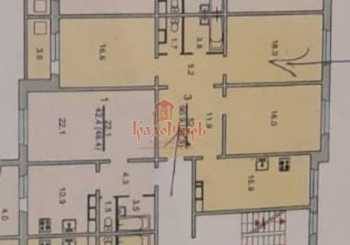 Продается 3-комнатная квартира, площадью 91.00 кв.м. Московская область, Мытищи городской округ, микрорайон Поселок Пироговский, улица Тимирязева, дом 3