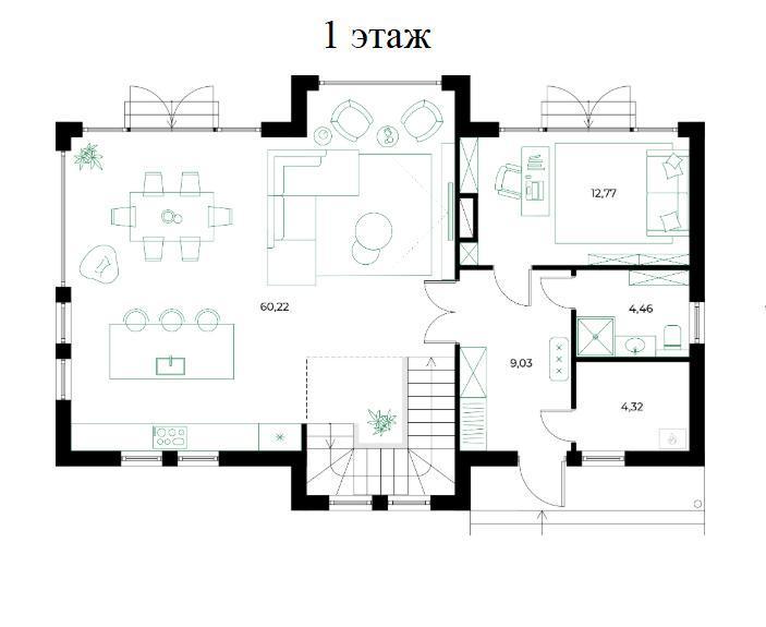 Продается дом, площадью 180.00 кв.м. Московская область, Подольск городской округ, деревня Булатово, территория КП Резиденция Булатово