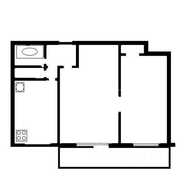 Продается 2-комнатная квартира, площадью 47.80 кв.м. Москва, проезд Боровский, дом 24