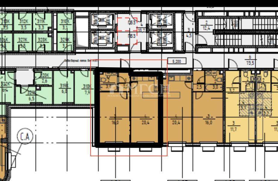 Продается 1-комнатная квартира, площадью 43.00 кв.м. Москва, улица Красного Маяка, дом 26а