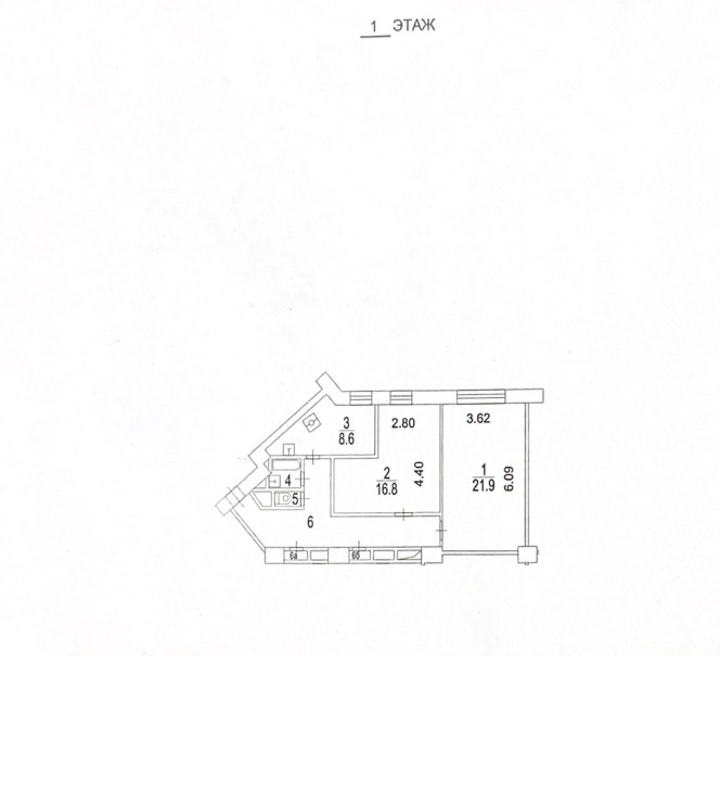 Продается 2-комнатная квартира, площадью 65.80 кв.м. Москва, улица 1-я Дубровская, дом 5