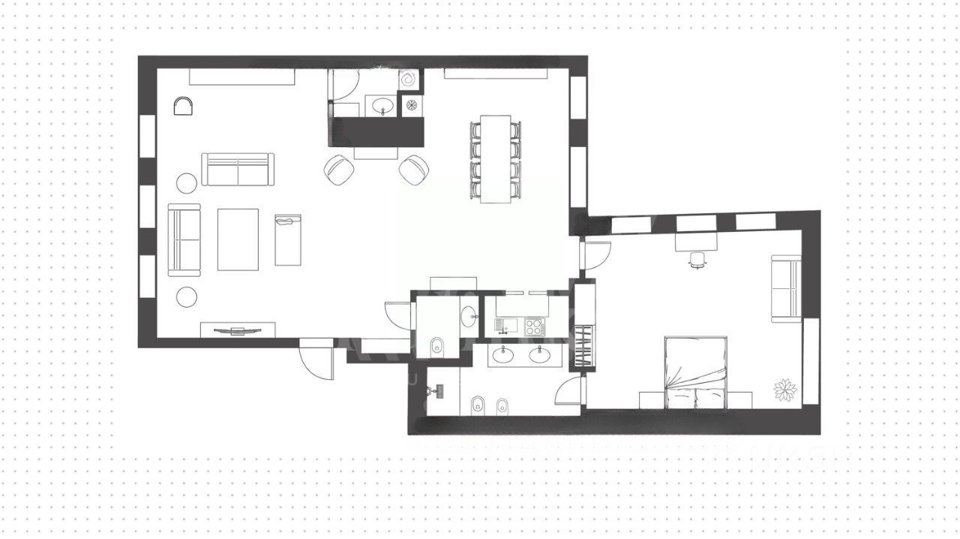 Продается 2-комнатная квартира, площадью 137.00 кв.м. Москва, улица Бронная Малая