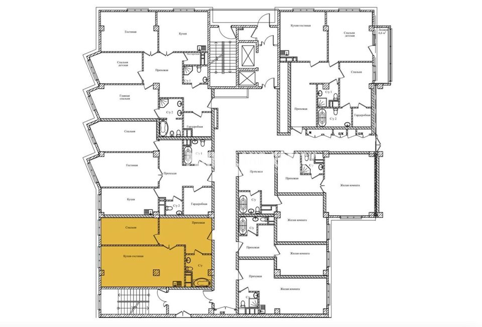 Продается 1-комнатная квартира, площадью 71.00 кв.м. Москва, переулок Большой Строченовский, дом 9