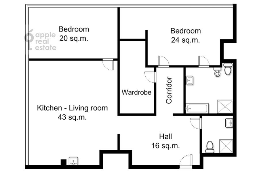 Продается 3-комнатная квартира, площадью 130.00 кв.м. Москва, улица Большая Грузинская, дом 69