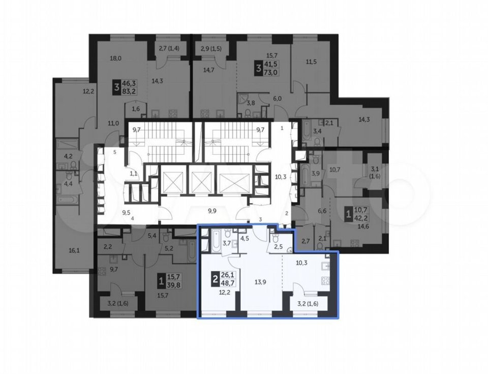 Продается 1-комнатная квартира, площадью 48.00 кв.м. Москва, улица Вильгельма Пика, дом 1