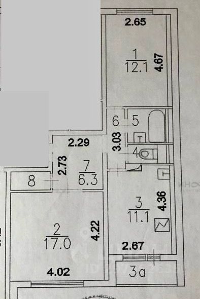 Продается 2-комнатная квартира, площадью 55.70 кв.м. Москва, проезд Старопетровский, дом 12
