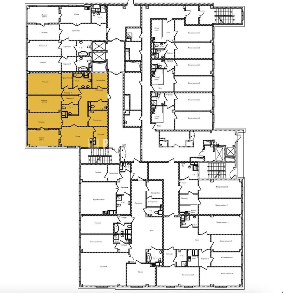 Продается 3-комнатная квартира, площадью 162.90 кв.м. Москва, переулок Большой Строченовский, дом 9