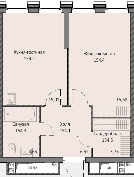 Продается 1-комнатная квартира, площадью 45.80 кв.м. Москва, улица Автозаводская, дом 24к1