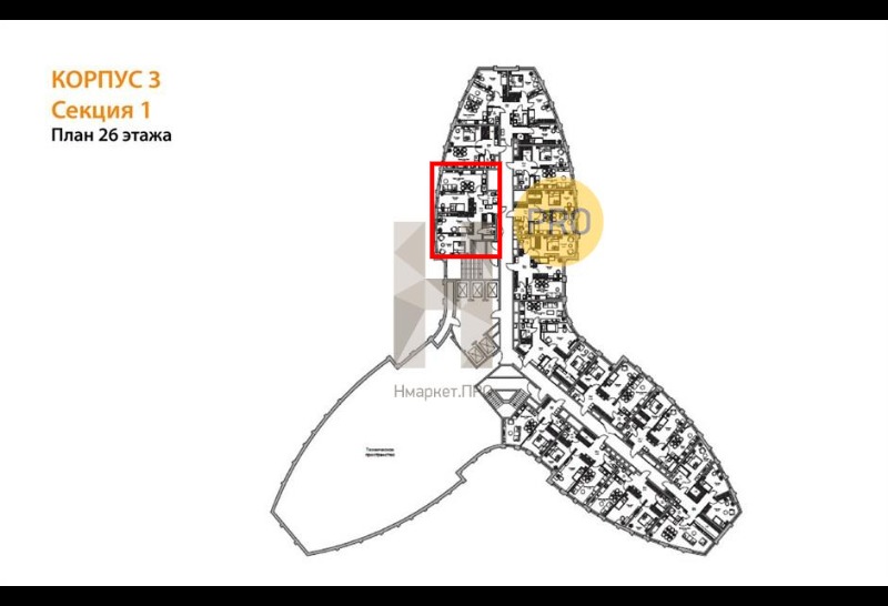 Продается 3-комнатная квартира, площадью 89.40 кв.м. Москва, улица Лобачевского, дом 120 к.1