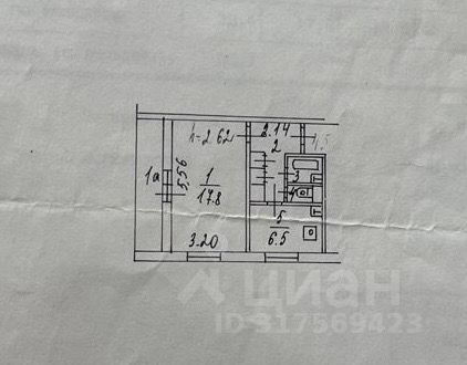 Продается 1-комнатная квартира, площадью 32.40 кв.м. Москва, проезд Востряковский, дом 21к1