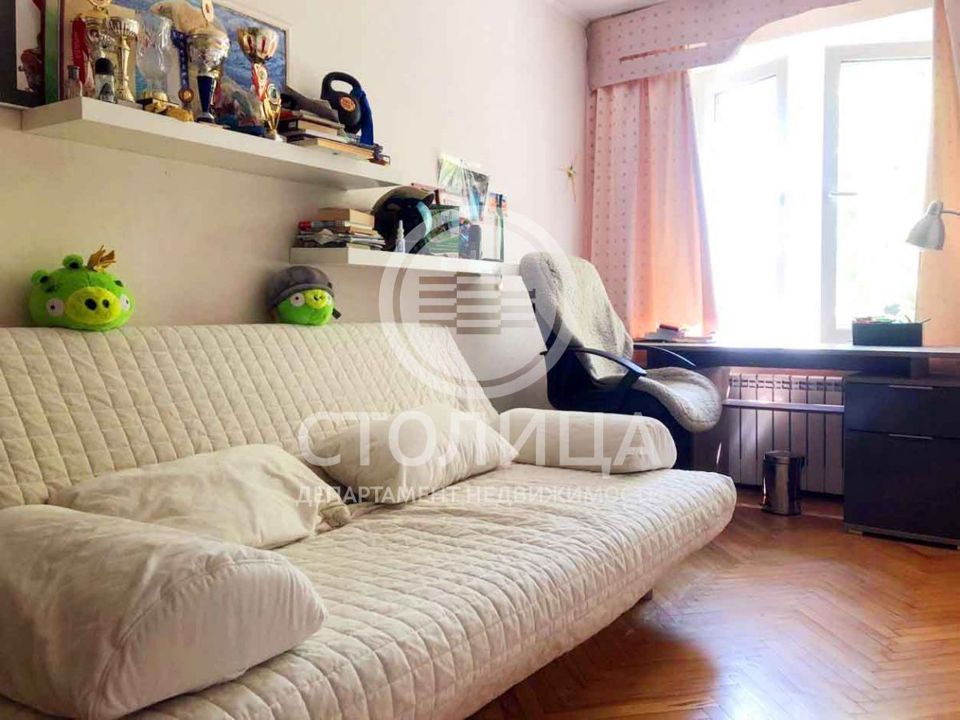 Продается 3-комнатная квартира, площадью 55.60 кв.м. Москва, улица Вольная, дом 1