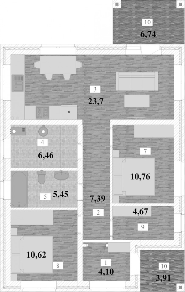 Продается дом, площадью 89.00 кв.м. Московская область, Истра городской округ, город Истра, улица Речная