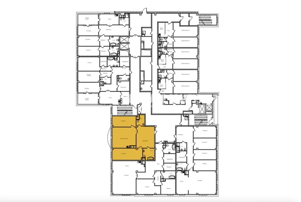 Продается 2-комнатная квартира, площадью 120.90 кв.м. Москва, переулок Большой Строченовский, дом 9