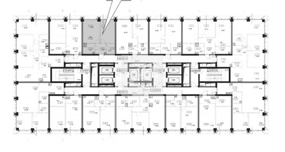Продается 2-комнатная квартира, площадью 43.10 кв.м. Москва, улица 4-я Марьиной Рощи, дом 12/1
