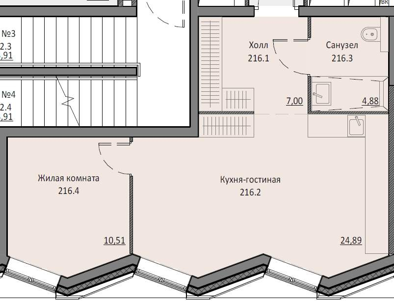 Продается 1-комнатная квартира, площадью 47.20 кв.м. Москва, улица Автозаводская, дом 24к1