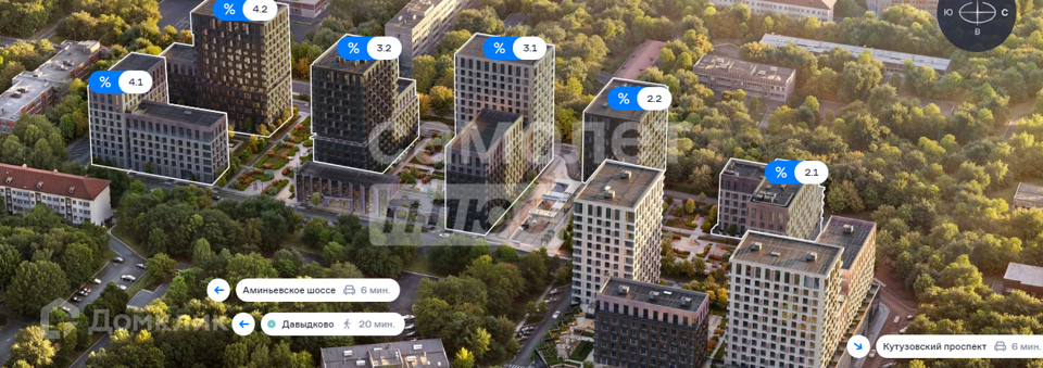 Продается 2-комнатная квартира, площадью 47.00 кв.м. Москва, улица Верейская, дом 41а