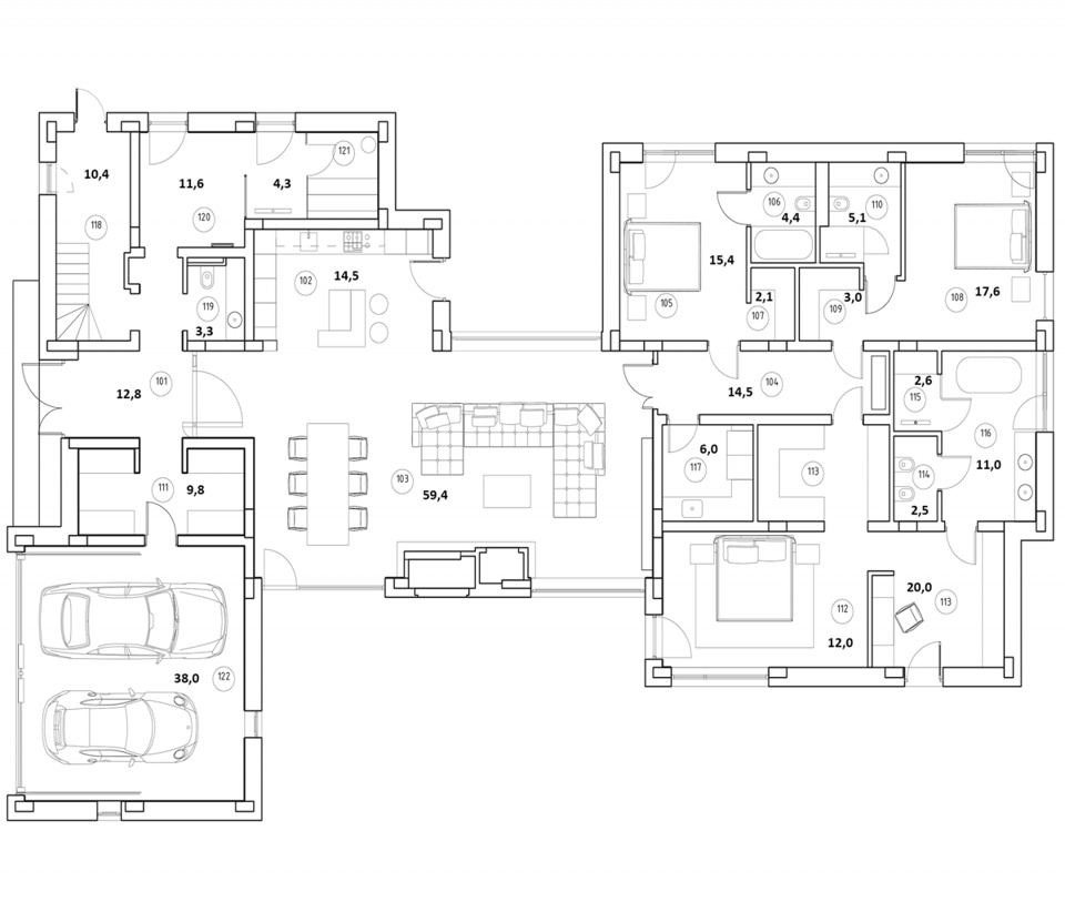 Продается дом, площадью 315.00 кв.м. Московская область, Красногорск городской округ, поселок городского типа Нахабино