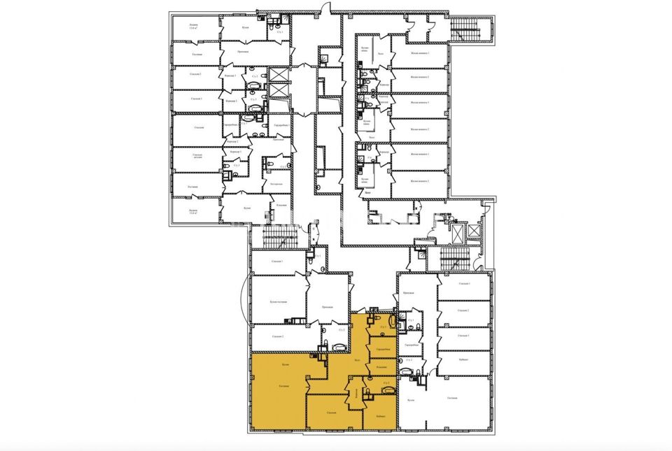 Продается 3-комнатная квартира, площадью 170.60 кв.м. Москва, переулок Малый Строченовский