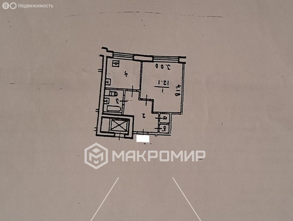 Продается 1-комнатная квартира, площадью 27.50 кв.м. Москва, улица Нежинская, дом 13