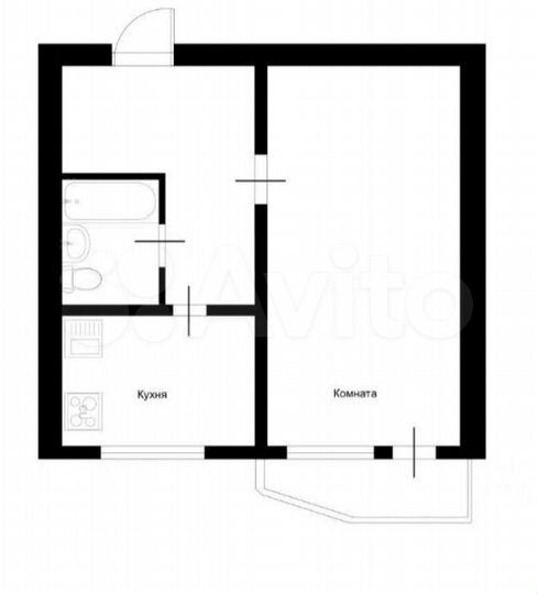 Продается 1-комнатная квартира, площадью 37.80 кв.м. Москва, улица Маршала Голованова, дом 1