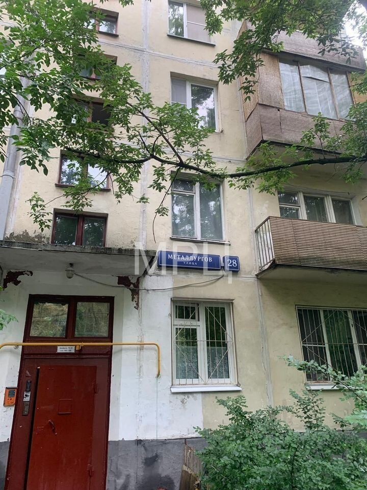 Продается 1-комнатная квартира, площадью 32.00 кв.м. Москва, улица Металлургов, дом 28
