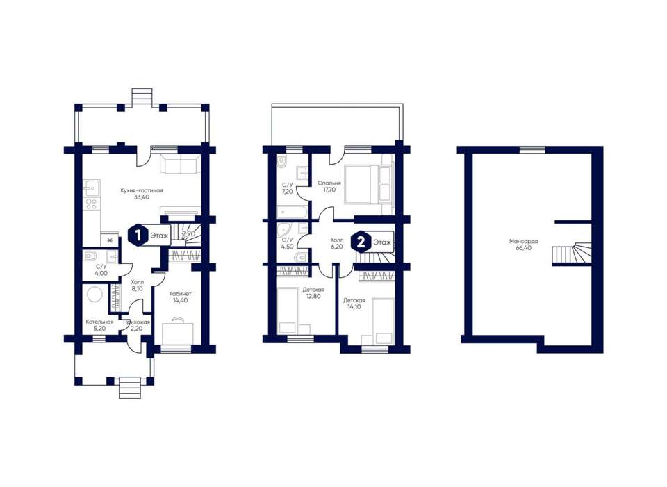 Продается дом, площадью 264.30 кв.м. Московская область, Дмитровский городской округ, село Озерецкое, улица Рябиновая