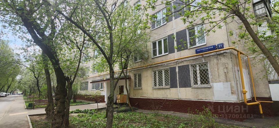 Продается 1-комнатная квартира, площадью 32.60 кв.м. Москва, проезд Востряковский, дом 21к3