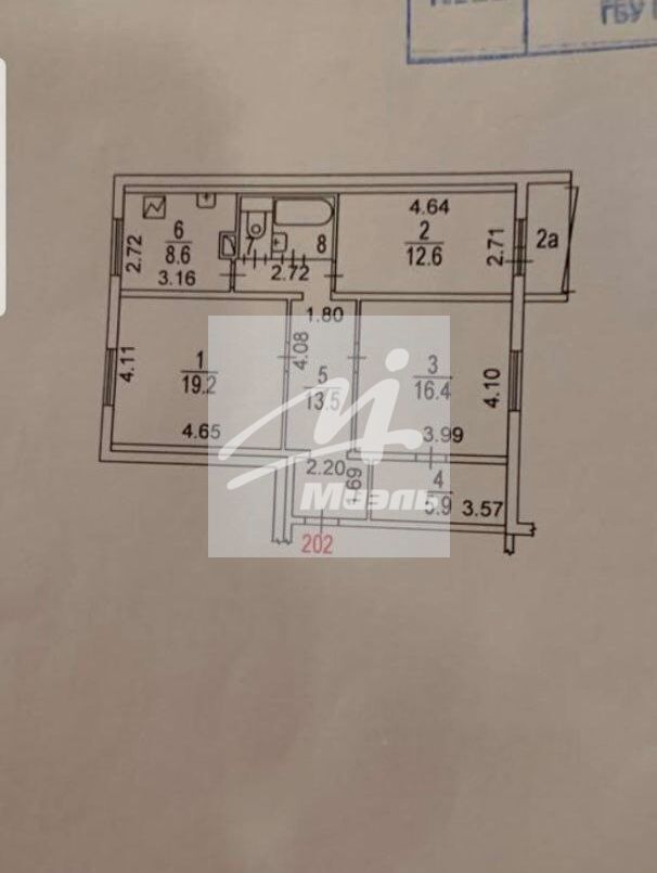 Продается 3-комнатная квартира, площадью 80.50 кв.м. Москва, Лермонтовский проспект, дом 2к1