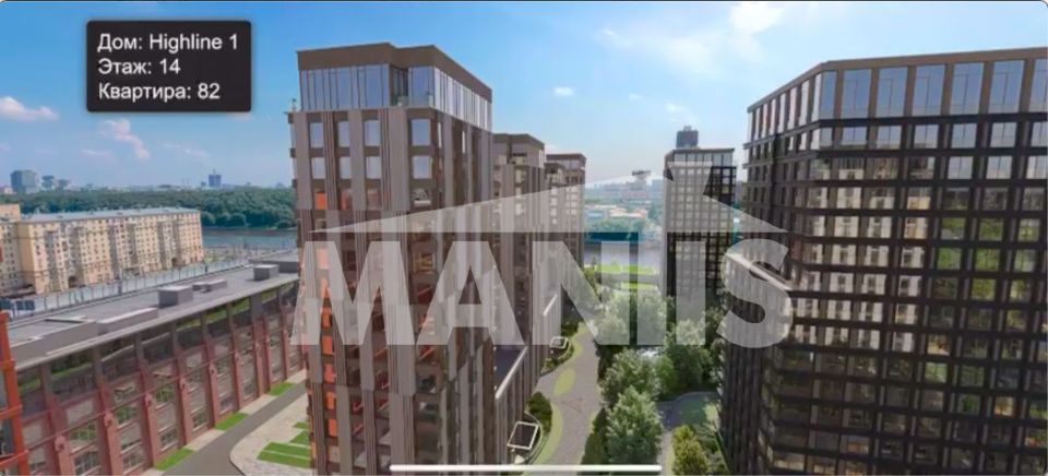 Продается 2-комнатная квартира, площадью 86.40 кв.м. Москва, набережная Лужнецкая, дом 2/4стр24Б