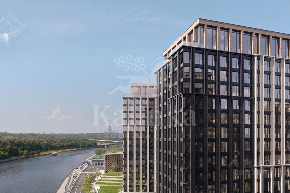 Продается 1-комнатная квартира, площадью 49.70 кв.м. Москва, набережная Лужнецкая