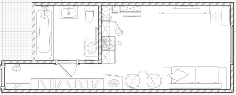Продается 1-комнатная квартира, площадью 19.90 кв.м. Московская область, Пушкинский район, поселок Лесные Поляны, улица Солнечная, дом 26к7