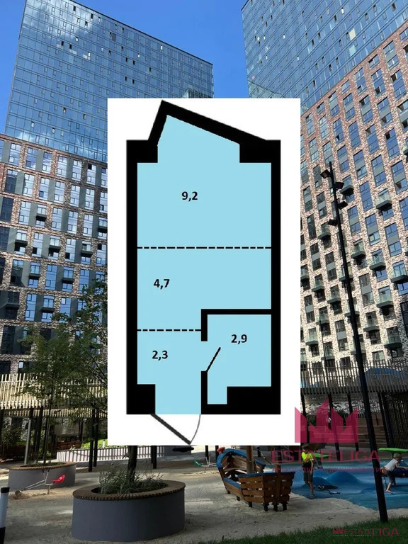 Продается 1-комнатная квартира, площадью 19.30 кв.м. Москва, проезд Причальный, дом 10к1