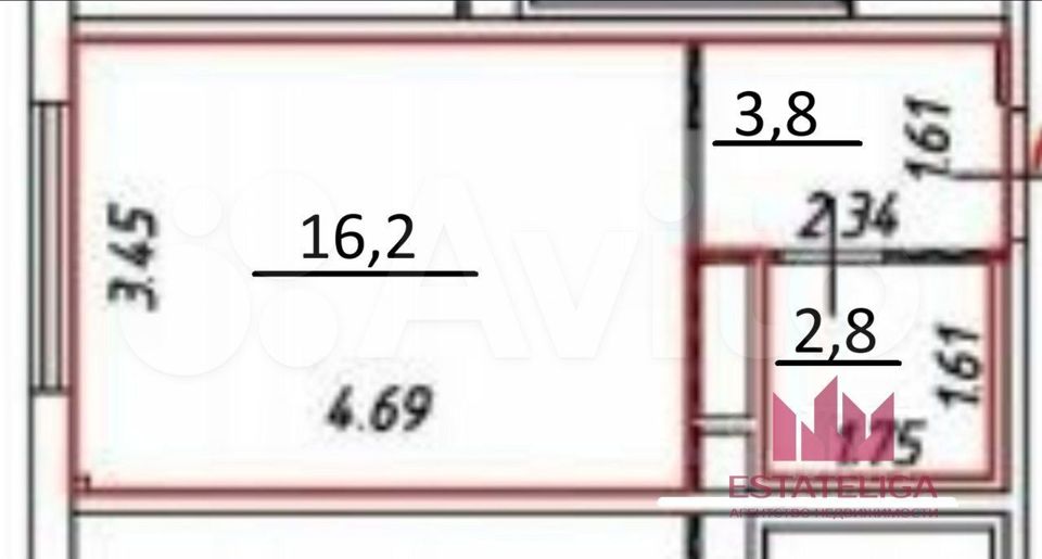 Продается 1-комнатная квартира, площадью 22.00 кв.м. Москва, улица Саларьевская, дом 14к2