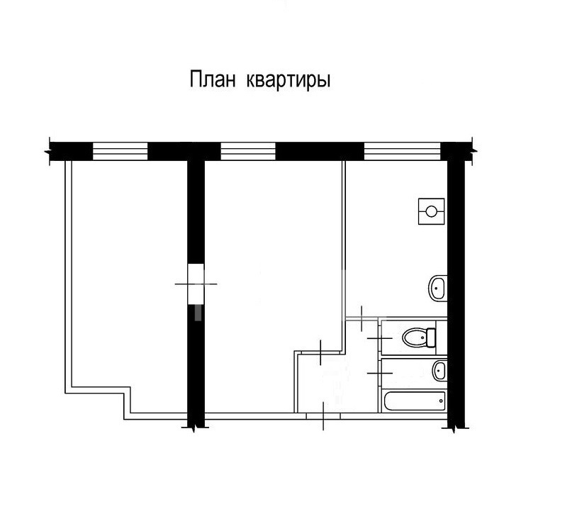Продается 2-комнатная квартира, площадью 46.00 кв.м. Москва, улица Чертановская, дом 47к2