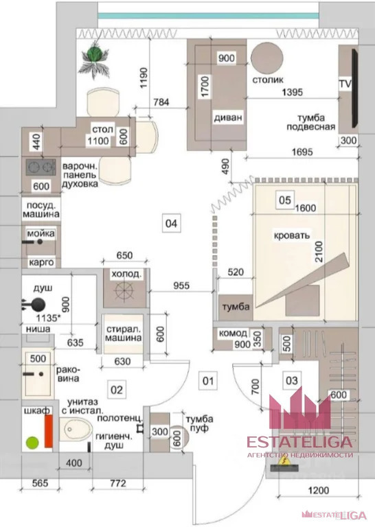 Продается 1-комнатная квартира, площадью 31.00 кв.м. Москва, улица Архитектора Власова, дом 71к2